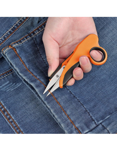 Set de Tijeras de Costura Premium Asdirne - 4 Piezas Naranja