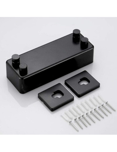 Línea de Ropa Retráctil Bakala 4.2m Ajustable Negro