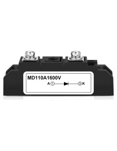 Diodo Solar Yexiya MD 110A-16 Anti Retorno 1600V 12V 24V 48V