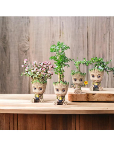 Figurita Mini Groot Accesorio Decorativo para el Hogar - Paquete de 2