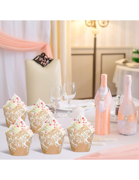 200 Forros de Cupcake Tulipán Nuenen - Papel Resistente a Grasas