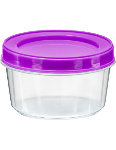 DecorRack 12 Contenedores Plásticos 207 ml con Tapas Rosca