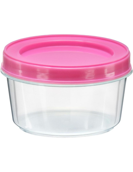 DecorRack 12 Contenedores Plásticos 207 ml con Tapas Rosca
