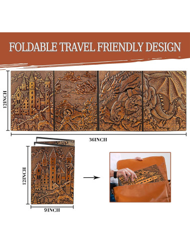 Pantalla DM 4 Paneles JiaoJiRen Cuero Sintético DND