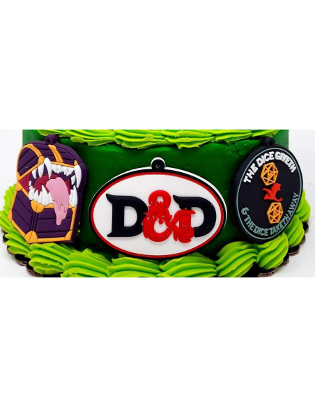 Adornos para Pasteles Dungeons and Dragons - 6.35 a 7.62 cm