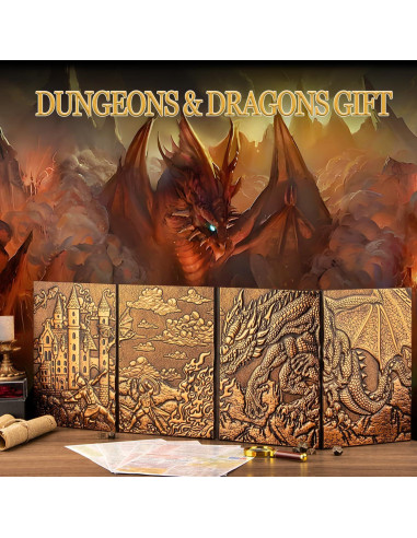 Pantalla DM 4 Paneles JiaoJiRen Cuero Sintético DND