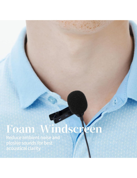 Cubierta de Micrófono Profesional 5 Piezas Negro