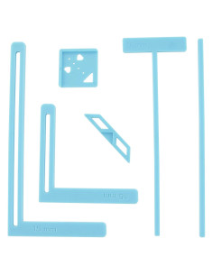 Kit de Herramientas de Encuadernación UPTTHOW 6 Piezas Azul