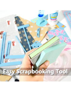 Kit de Herramientas de Encuadernación UPTTHOW 6 Piezas Azul 2