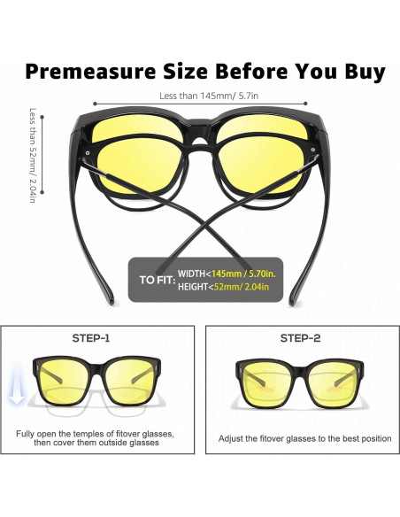 Gafas de Visión Nocturna Myiaur Polarizadas para Conducir