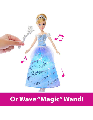 Muñeca Cinderella iluminada Mattel Disney Princess 3 años+