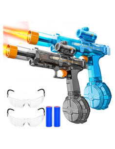 Pistolas de Agua Eléctricas Hapystar 2 Pack con Luz LED