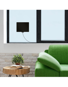 Antena de TV Interior Mohu Leaf 50 Amplificada 4K 8K 60 Millas 2