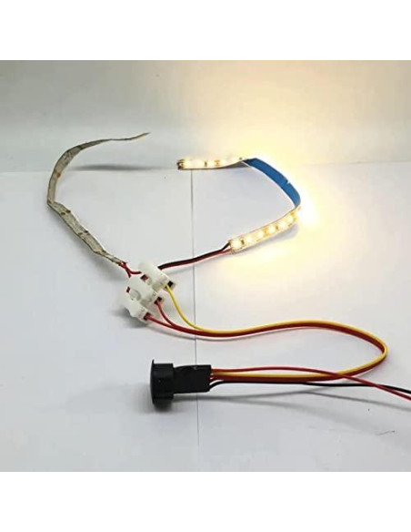 Interruptor Regulador Táctil LED 12V LDCRE-3 2.5A Negro 2Pack