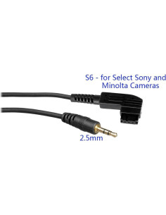 Cable Remoto Off-Camera 2.5mm PHOLSY S6 para Sony 2