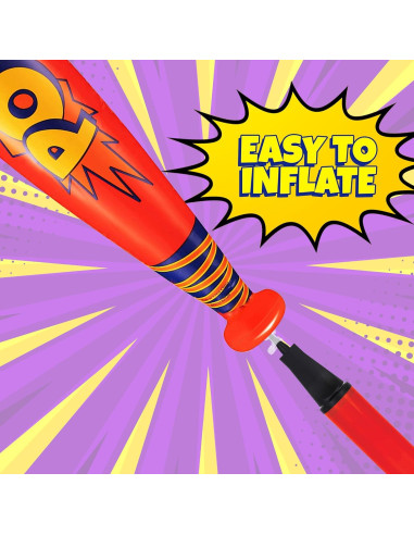 Bates Inflables de Béisbol ArtCreativity - 20" - Paquete de 12