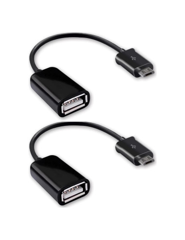 Adaptador OTG MicroUSB 2.0 Tek Styz para Asus TF103C - 2 Pack