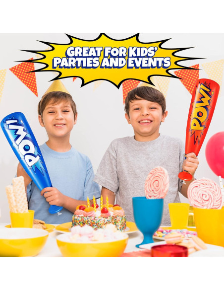 Bates Inflables de Béisbol ArtCreativity - 20" - Paquete de 12