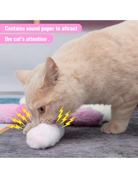 Juguetes para Gatos Kicker MEWTOGO 6 Piezas 30 cm Peluche Juguetes para Gatos Kicker MEWTOGO 6 Piezas 30 cm Peluche