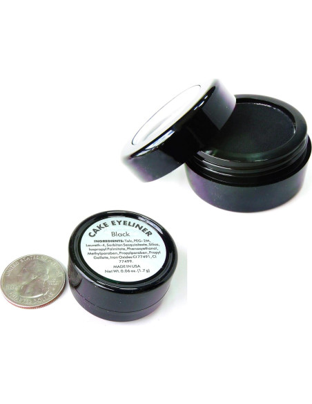 Delineador de Ojos en Pasta Negro Mate y Sombra Activada por Agua