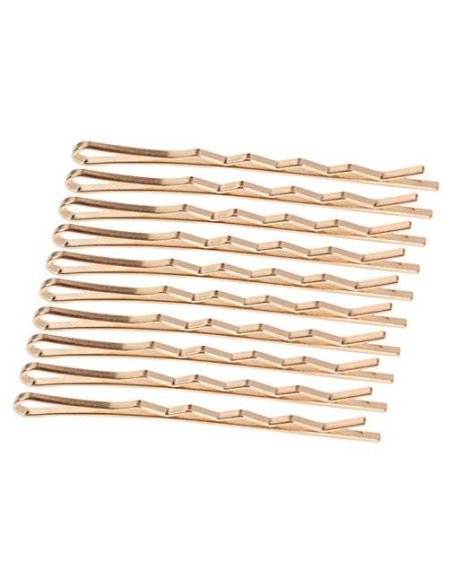 20 Pasadores de Pelo Dorados Mollensiuer - 5.08 cm, Aleación