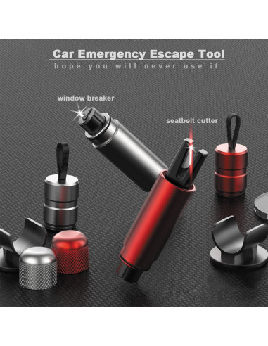 Rompeventanas y Cortador de Cinturón SDFNBRA Negro 2 en 1