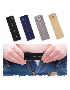 Paquete de 4 Extensores de Cintura Elásticos Taoqiao - Ajuste 1 a 5 cm