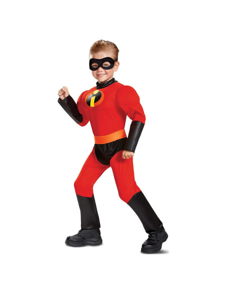 Disfraz musculoso Disney Pixar Dash Los Increíbles 2 Niños 3T-4T