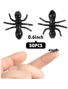 Hormigas Falsas LOVESTOWN 50 Piezas Juguete de Broma Realista 2