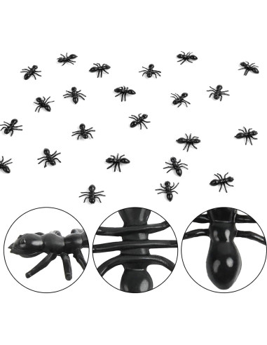 Hormigas Falsas LOVESTOWN 50 Piezas Juguete de Broma Realista