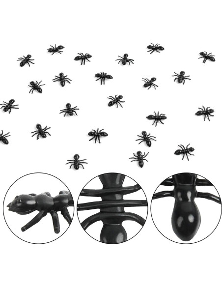 Hormigas Falsas LOVESTOWN 50 Piezas Juguete de Broma Realista