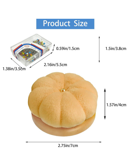 Almohadilla de Alfileres Hilltian con Base de Madera y 100 Alfileres