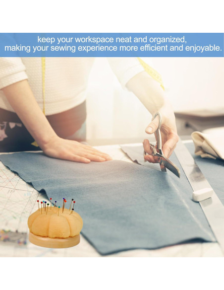 Almohadilla de Alfileres Hilltian con Base de Madera y 100 Alfileres