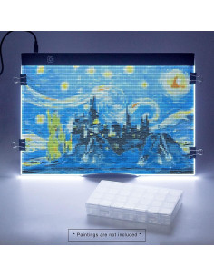 Tabla de Luz LED B4 SevenFish para Pintura de Diamante 36.9x26 cm 2
