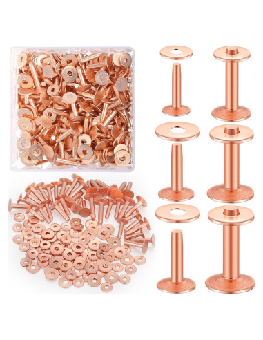 Remaches de Cobre y Arandelas Ripeng 400 Pcs 14-19 mm