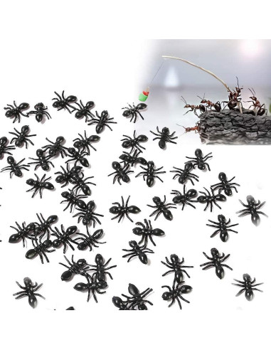 Hormigas Falsas LOVESTOWN 50 Piezas Juguete de Broma Realista