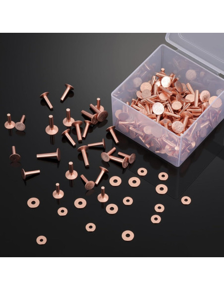 Remaches de Cobre y Arandelas Ripeng 400 Pcs 14-19 mm
