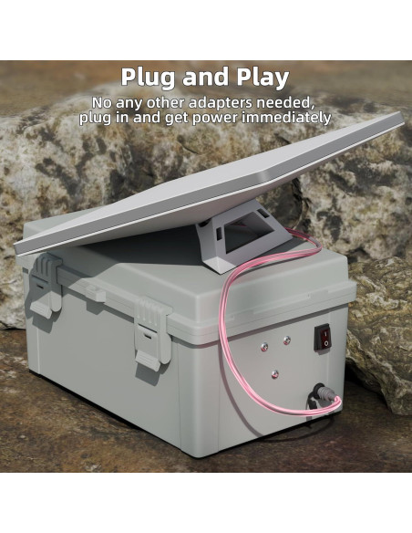 Adaptador de Batería Dual Mil.Waukee 18V-24V para Starlink Mini