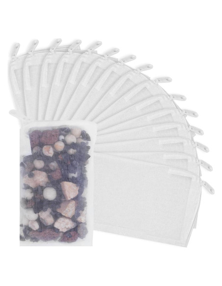 15 Bolsas de Malla Fina para Acuario MyfatBOSS 6.1x10.2cm