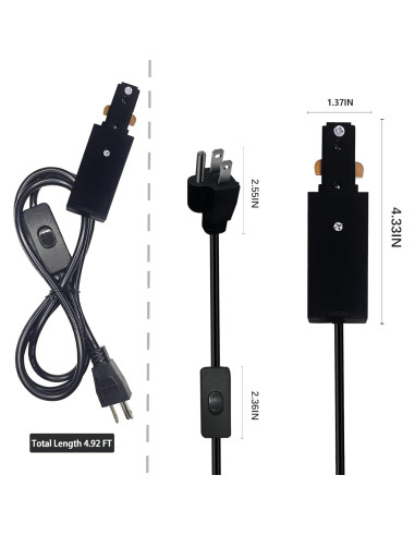 Kit de cable de extremo vivo Bravsekai 4.92FT con regulador