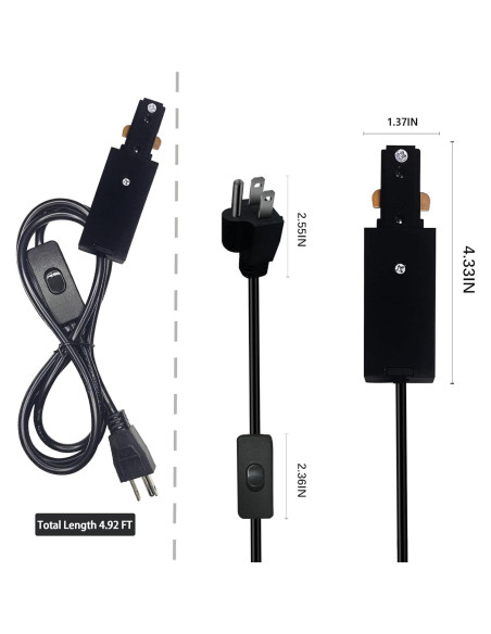 Kit de cable de extremo vivo Bravsekai 4.92FT con regulador