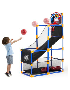 Juego de Baloncesto Arcade JOYIN con 4 Pelotas y Bomba - 1.83m