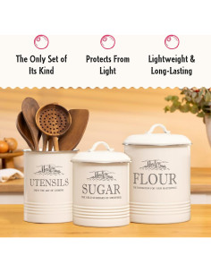 Set de 3 Contenedores Herméticos para Cocina - noonberry 2