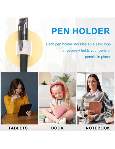 Soporte de Lazo para Bolígrafo uxcell - 4 Piezas Beige