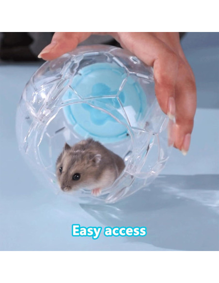 Bola de Hámster Fanlahmtasy 12.95 cm Diseño Fútbol Duradera