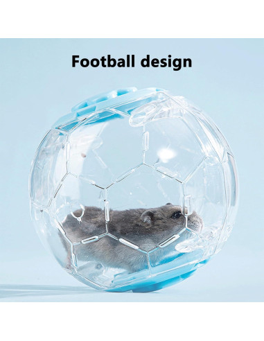 Bola de Hámster Fanlahmtasy 12.95 cm Diseño Fútbol Duradera