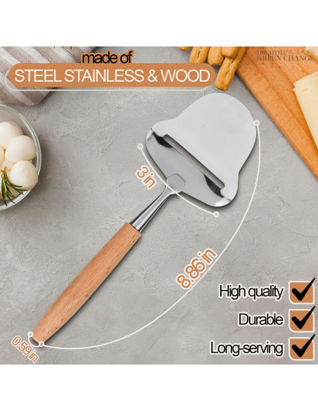 Cortador de Queso de Acero Inoxidable The Little Green Change