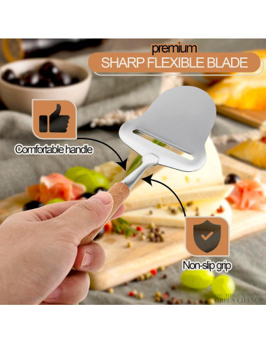 Cortador de Queso de Acero Inoxidable The Little Green Change