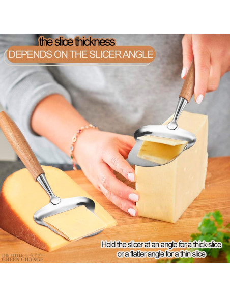 Cortador de Queso de Acero Inoxidable The Little Green Change