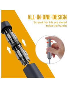 Juego de Destornilladores de Precisión XOOL 27 en 1 Ergonómico 2